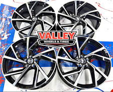 20 Rims Wheels Jaguar 5x108 Tripple Black Machin Oem Finish F Type Xj Xjl 59976