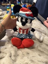 Minnie Mouse Patriotic 4th Of July 10 Inch Plush Disney With Tag!