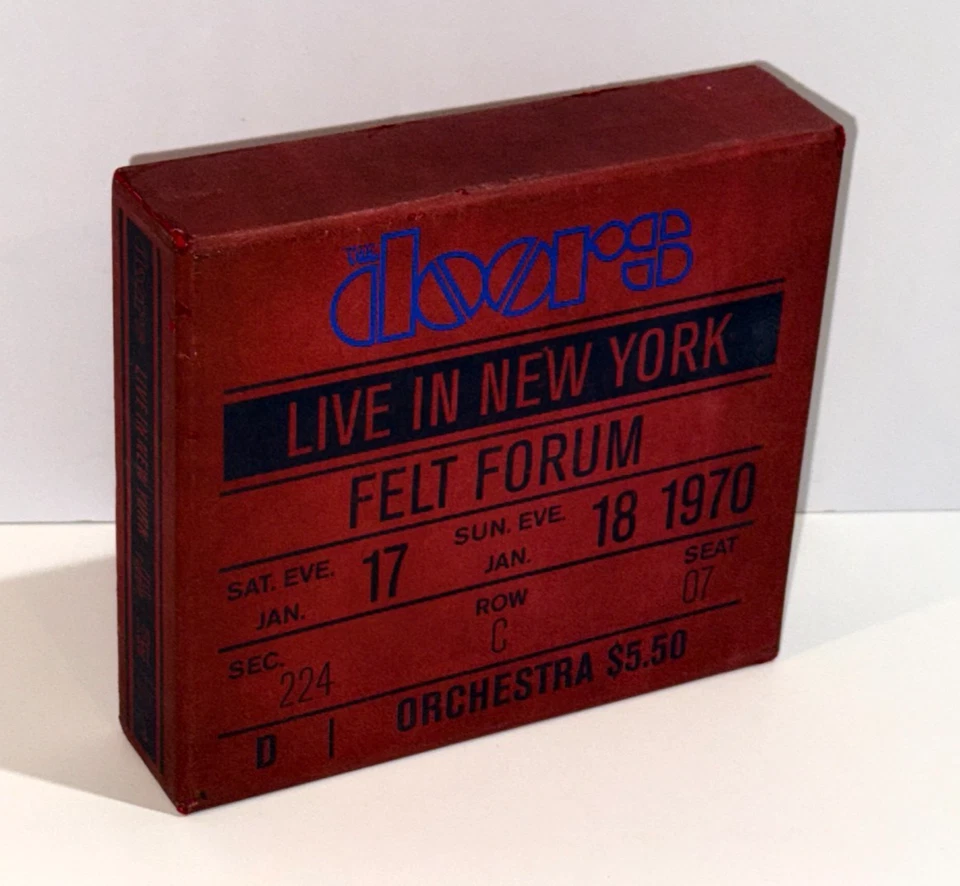 The Doors Live In New York Felt Forum January 17-18 1970 6xCD Box Set 2009 Rhino Foto 2 de 4