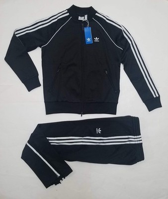 adidas Originals Superstar SST TRACKSUIT BLACK pants jacket Set