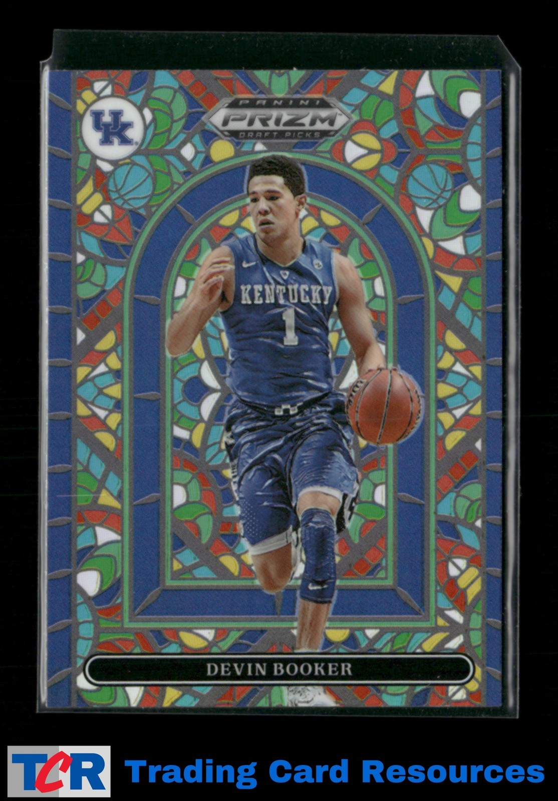 2022 Panini Prizm Draft Picks #SG-DB Devin Booker Stained Glass