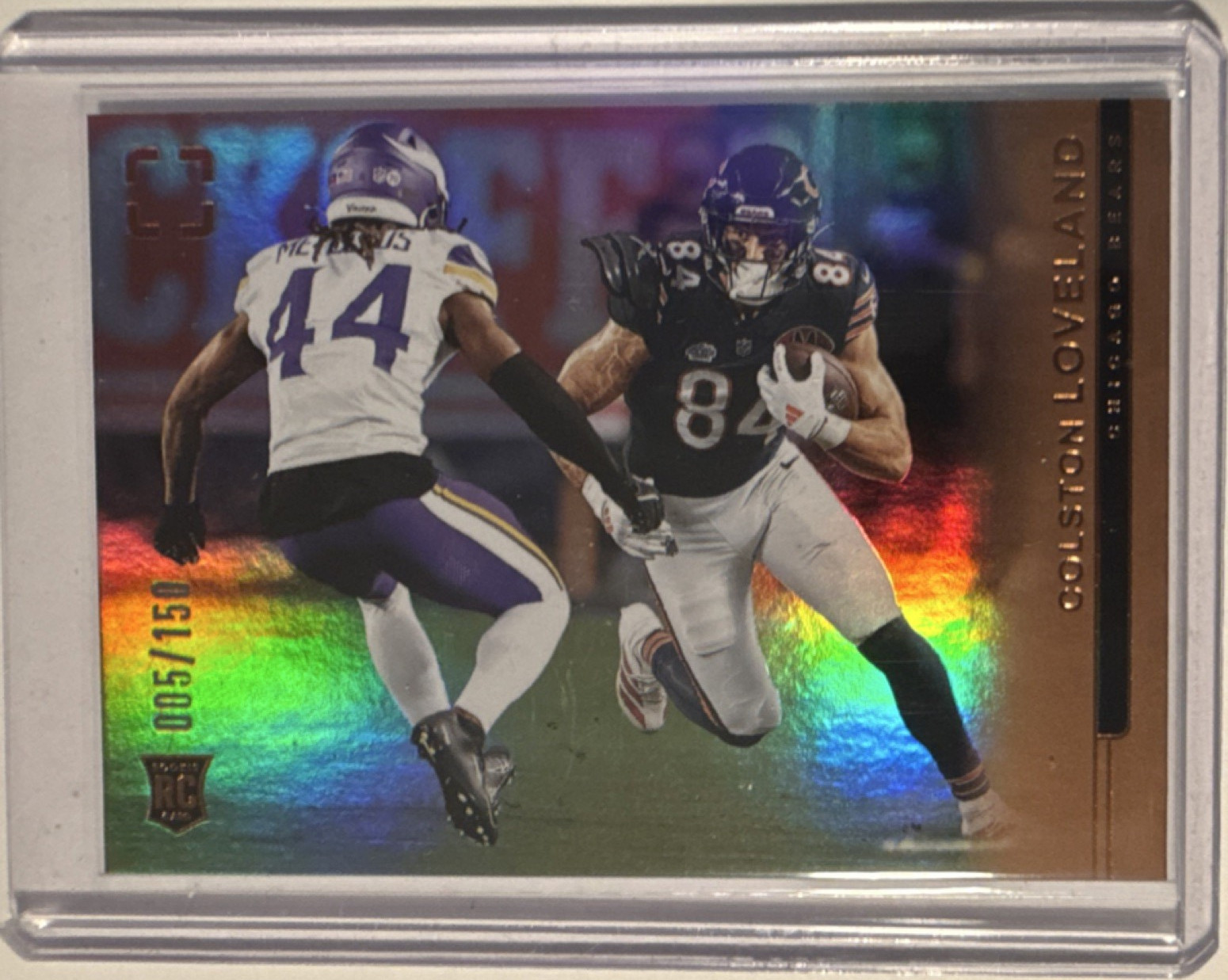 Panini Photogenic 2025 Rookies Colston Loveland RC #188 Bronze 005/150 Bears