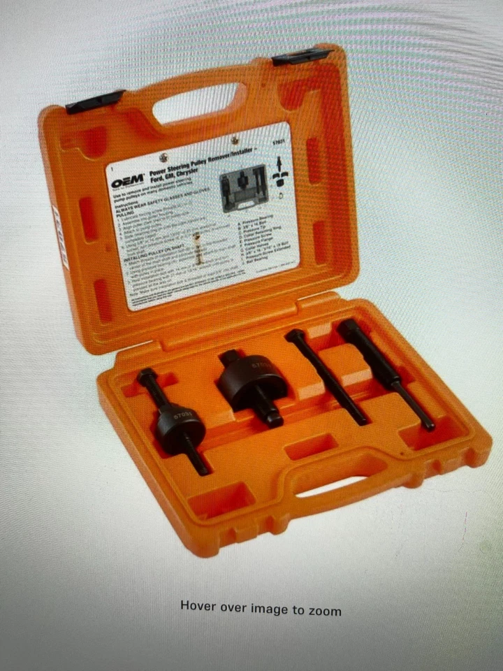 power steering pulley orange box - Image 3 of 4