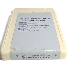 NEW PADS&SPLICE! STEPPENWOLF – Gold (Their Great Hits) A- 8-track cartridge
