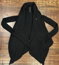 Rick Owens Lilies Women's Size 10 Cardigan Cover Up Sweater Wool Cashmere Italy