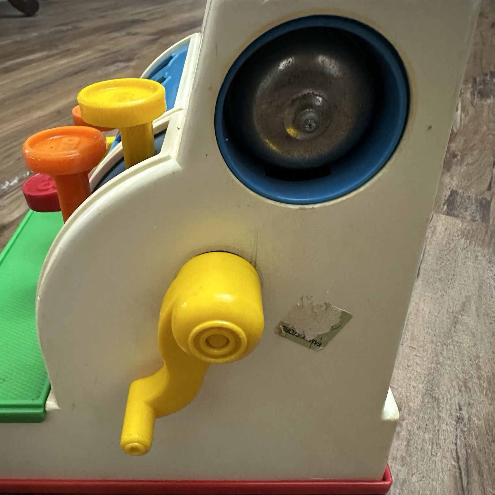 как выглядит Vintage Fisher-Price Cash Register 90s Toddler Toy Mattel WORKS фото