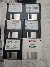 Lot Of 6 Floppy Disk COMPU Works, WinFax, Windows
