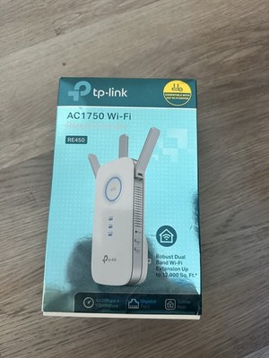 TP-LINK AC1750 Wi-Fi Dual Band Range Extender - RE450 used in box.