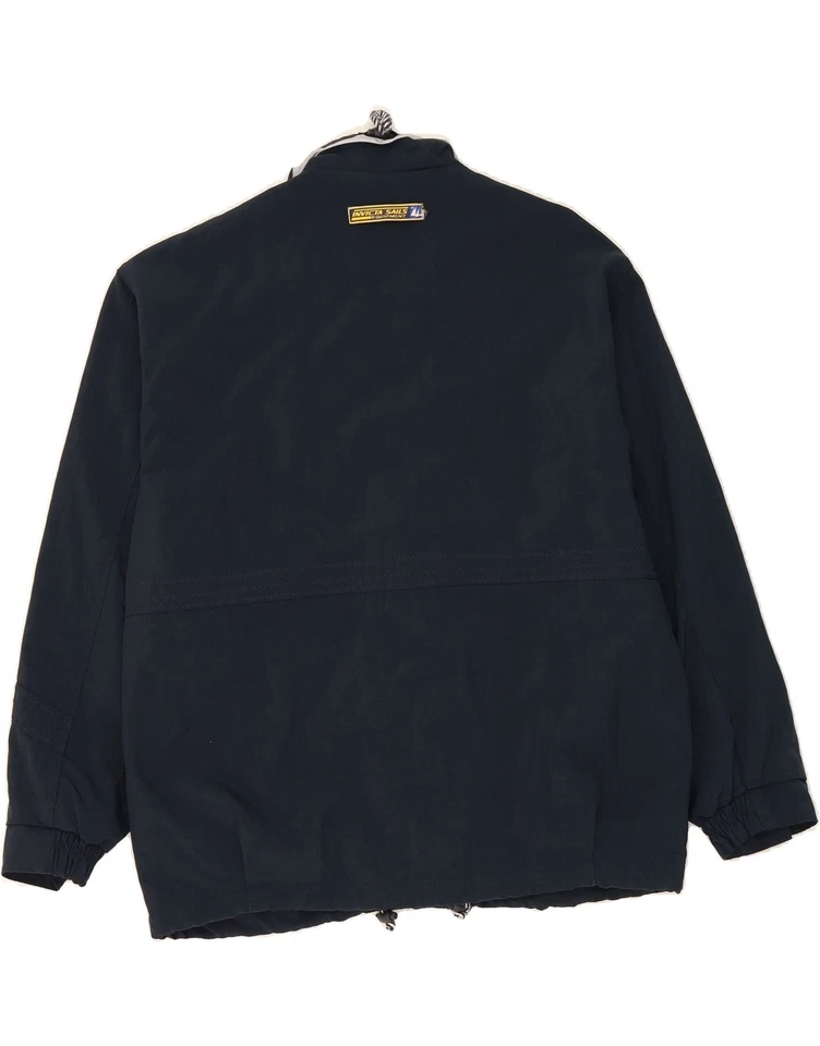 Chaqueta cortavientos INVICTA para hombre Reino Unido 40 grande azul marino poliéster DV74 Foto 2 de 3