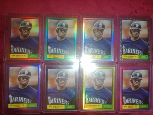 2024 Topps Archives Ken Griffey Jr 9 Card partial rainbow lot