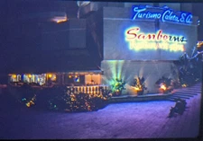 Original Slide Sanborns Acapulco Turismo Caleta Sign 1973 Mexico