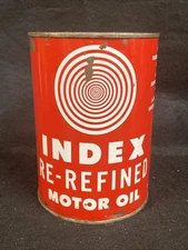 Index 1 Qt Empty Metal Motor Oil Can