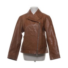 Virmani, Lederjacke, Damen, Größe: 42, Braun, Leder, Einfarbig #wom