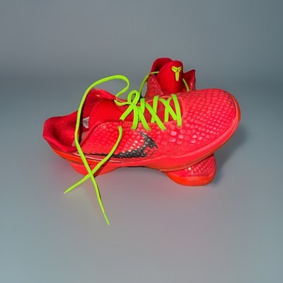 Size 7Y/8.5W Nike (GS) Kobe 6 Protro ''REVERSE GRINCH'' 2023  - fv9676 600