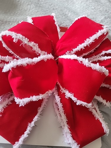 Celebrate It Tree Topper Christmas Bow - Picture 2 of 7