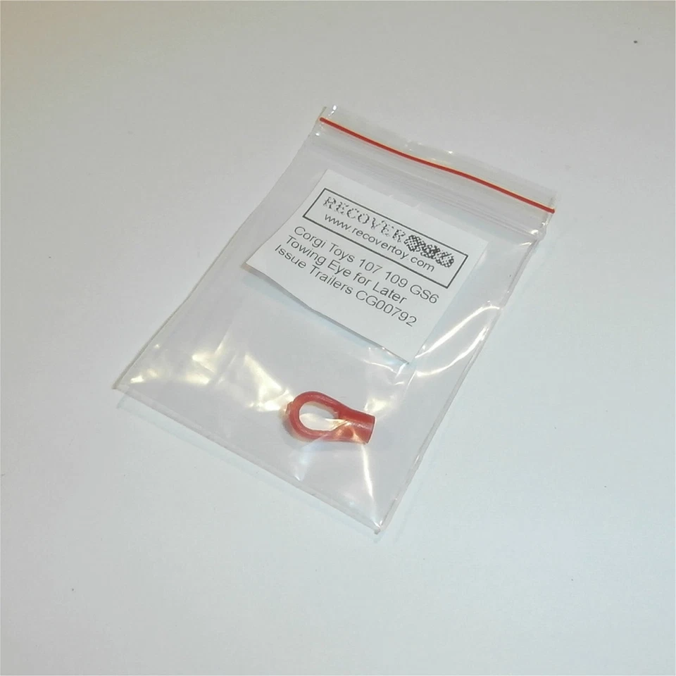 Corgi Toys  102 Horse Box 107, 109, GS6 Trailer Red Towing Eye - Image 4 of 4