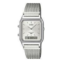 Casio Vintage Armbanduhr Silber AQ-230EM-7AEF
