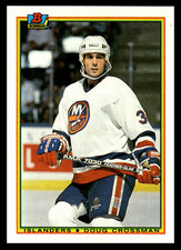 1990-91 Topps Bowman Doug Crossman #115 New York Islanders NHL Hockey Base Set