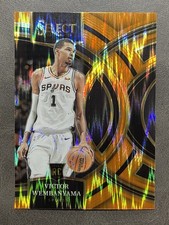 2023 Victor Wembanyama Select Orange Shock Premiere Level RC SP Rare #121