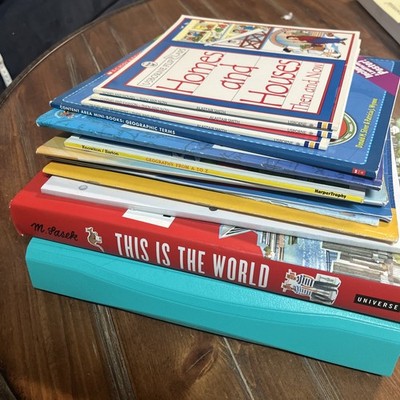Lot Of 14 Geography Homeschool Set World Children s Activity Books 