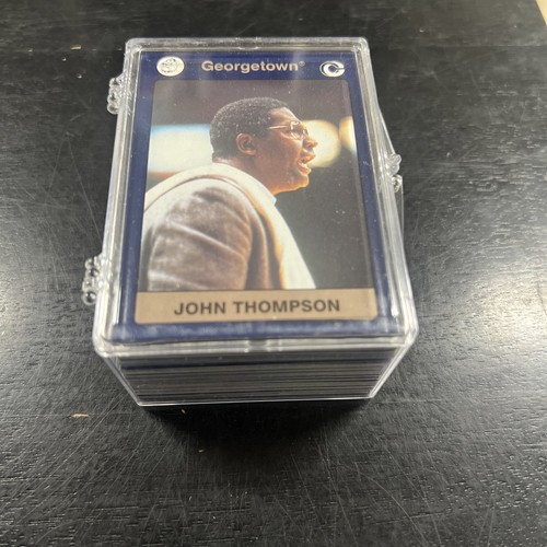 1991 Collegiate Georgetown Basketball - Complete Set of 100 W/Snap Case Ewing - Picture 6 of 6