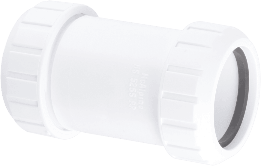 McAlpine S18L 1.25"" Surefit Straight Connector