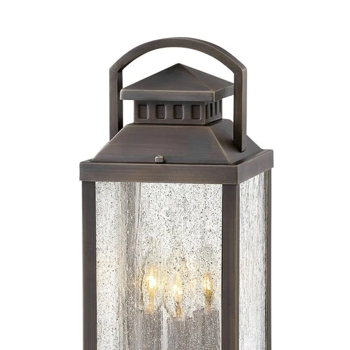 Hinkley Lighting 1187 Revere 120v 3 Light 20" Tall Heritage Pier - Blackened - Picture 6 of 7