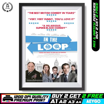 IN THE LOOP Film Film Wandbild Größe Bild Poster Druck Kino Klassiker