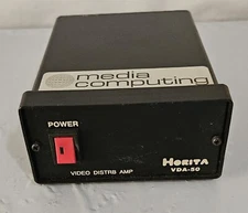 Horita VDA-50 Black Video Distribution Amplifier Output: 12V DC