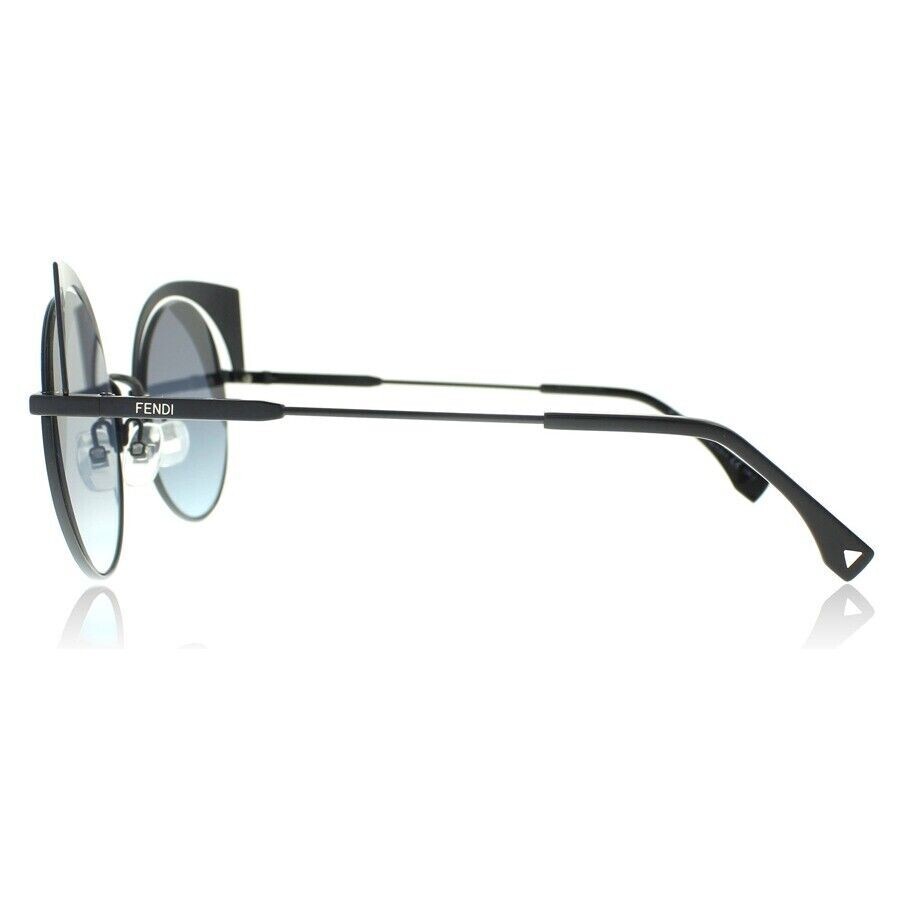 Fendi FF0215/SOLBMTBLK TURQU Round Shape Blue gradient Lens  display picture 3