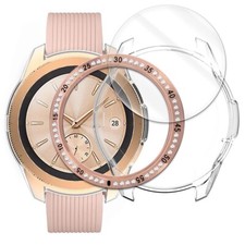 High-Sensitivity Screen Protector Case Ring f Samsung Gear S3 Classic SM-R775T