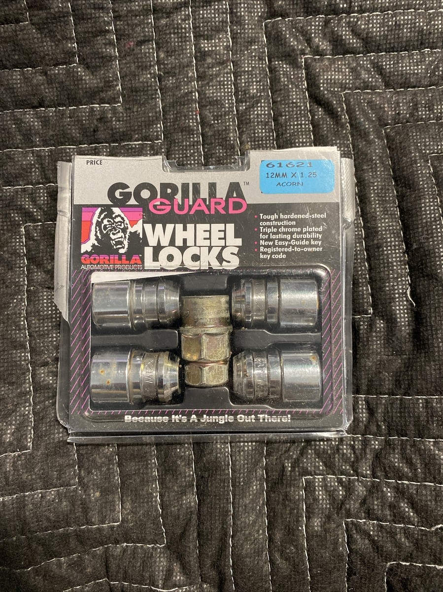 Gorilla Wheel Locks 61621 Guard Acorn Wheel Locks 12mmx1.25