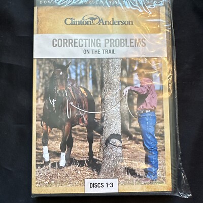 Clinton Anderson CORRECTING PROBLEMS ON THE TRAIL 3 DVD's