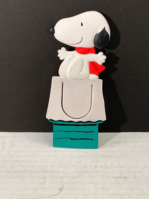 Vintage Snoopy Bookmark - Red Baron on Dog House - Vinyl | eBay