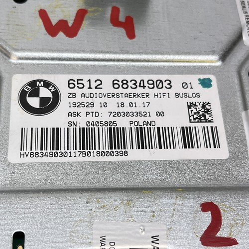 2017-2022 BMW 530i 540i G30 AUDIO SOUND SYSTEM AMP AMPLIFIER MODULE OEM TESTED - Picture 6 of 10