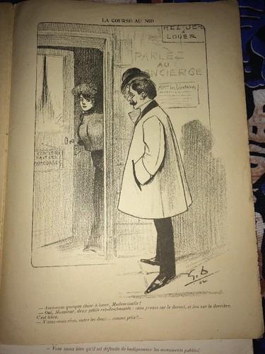 PROSTITUTION -ÉROTISME. REVUE CARICATURES 1903. Rosières. - Bild 4 von 5