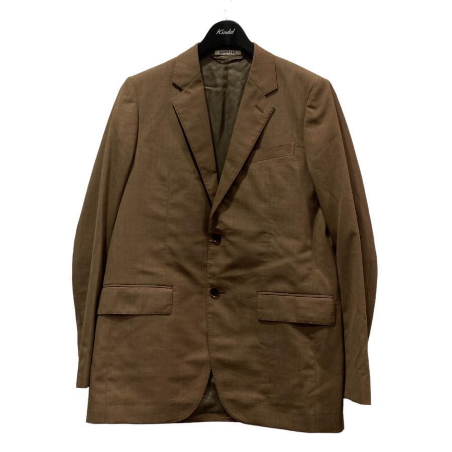 Auralee Super Fine Tropical Wool Jk Jacket A23Sj06Wt Brown Auralee Super Fine Tropical Wool Jk Jacket A23Sj06Wt Brown