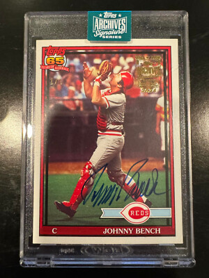 2024 Topps Archives Signature Series Johnny Bench Auto 1/1