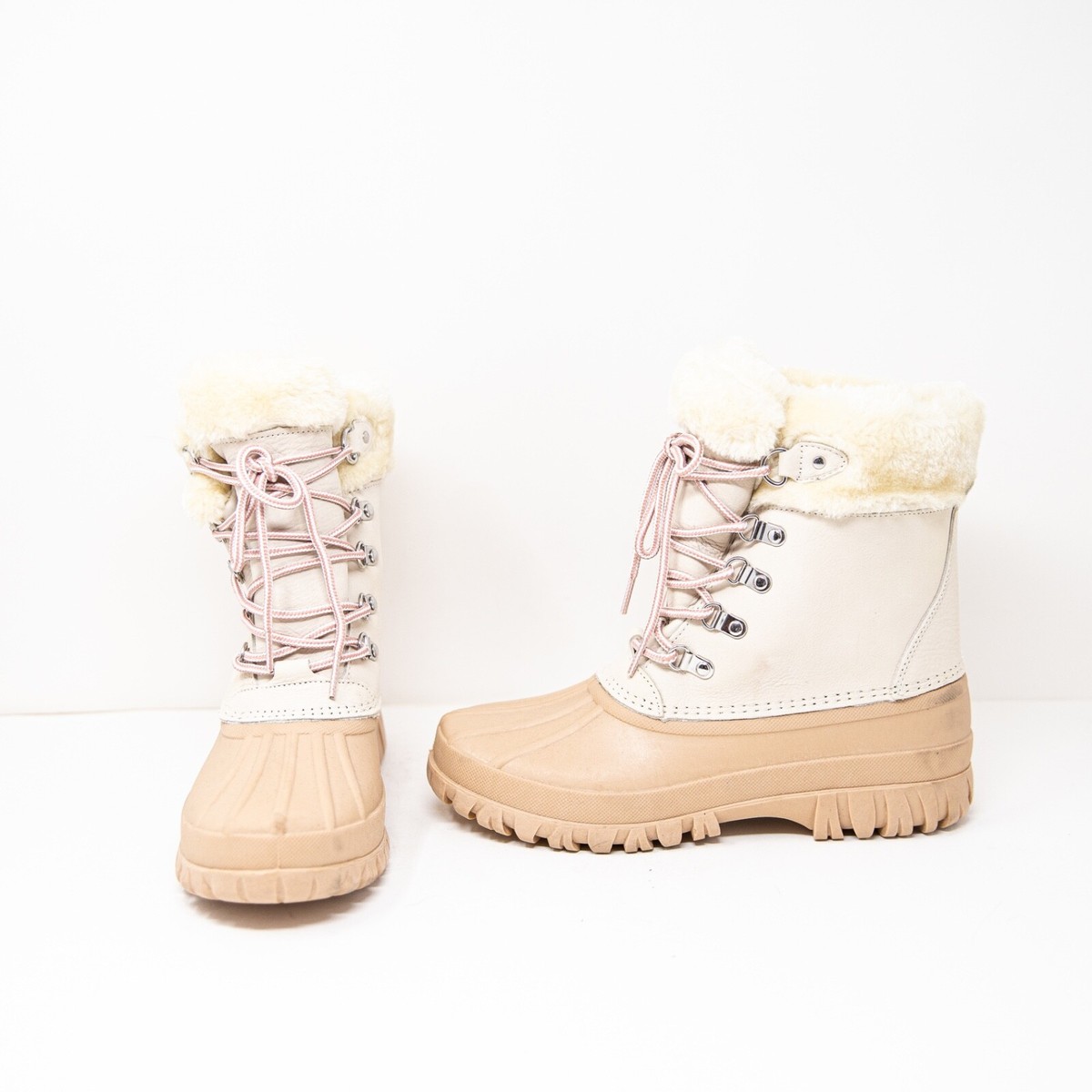 NEW Crew Women's Perfect Winter Boots Faux Sherpa Lined