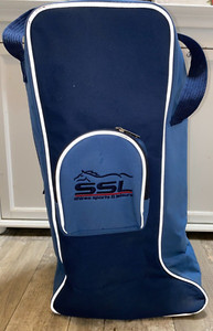 SHIRES SPORTS SSL BLUE TALL WIDE BOOT BAG WITH 2 SIDE POCKETS