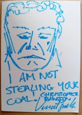 ORIGINAL ARTWORK VINCENT FRANKLIN Christopher Rawson Gentleman Jack