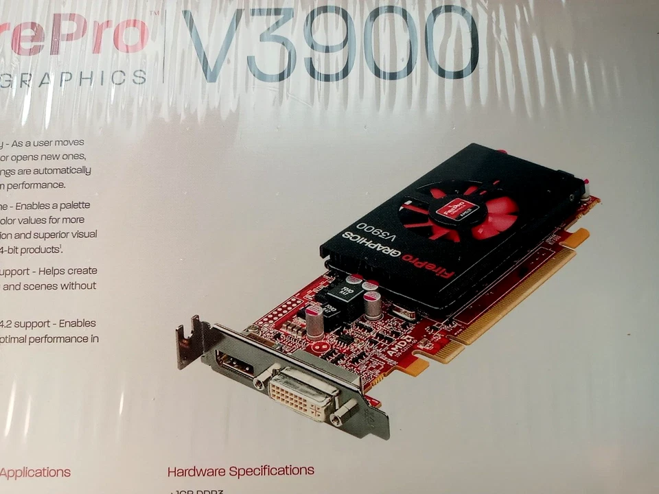 AMD FirePro / V3900 Professional  Express Graphic Card / NEW - Image 2 of 4