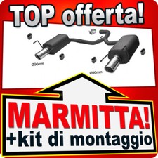 Sport Marmitta Duplex 2x90mm per ALFA ROMEO 159 1.9 2.0 2.4 JTDM 2005-2011