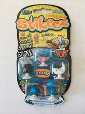 5 pc Zing STIKEEZ Ocean Mini Figures Suction Cup Pop Toys Squishy Sticky