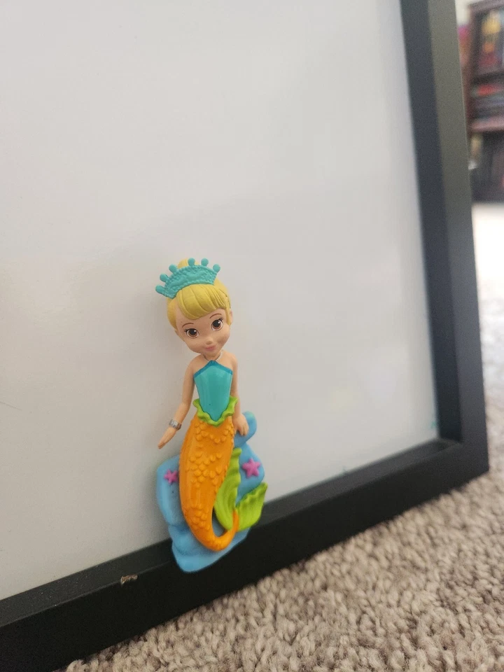 RARO 2.25" Sirena Princesa Oona Sofía La Primera Figura PVC Subacuática Disney Foto 2 de 4