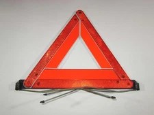 NISSAN HAZARD WARNING TRIANGLE GEBRA WITH CONTAINER CASE 27R0323627 TRIMATIC 