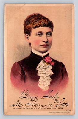 Mrs Florence Potts Sad Irons Portrait Maurice Viele Albany New York P7