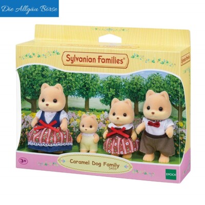 Sylvanian Families 5459 Karamel Hunde Familie Caramel Dog Family Epoch Neu OVP