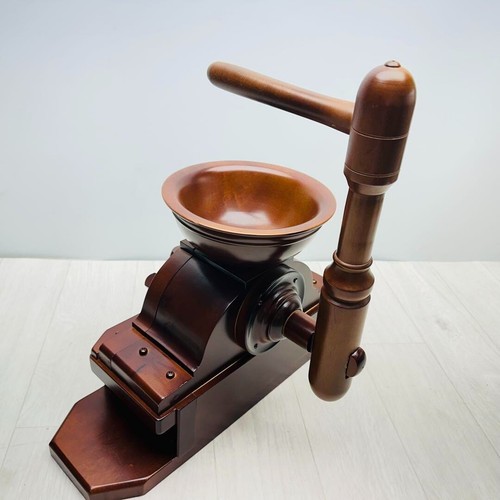 Mulino da caffè, mulino in legno, manuale, antico, collezione, dal Giappone - Foto 6 di 9