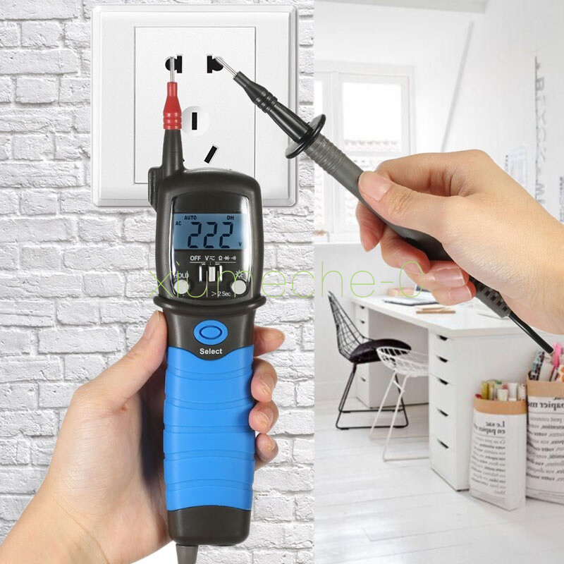 Handheld Pen Digital Multimeter DC AC Voltage Meter Resistance Diode Tester